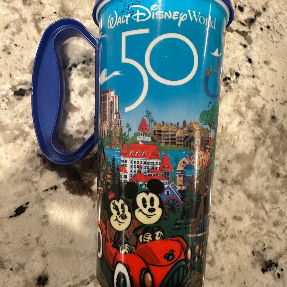 *GENTLY USED* Walt Disney World 50th Anniversary Resort Mug